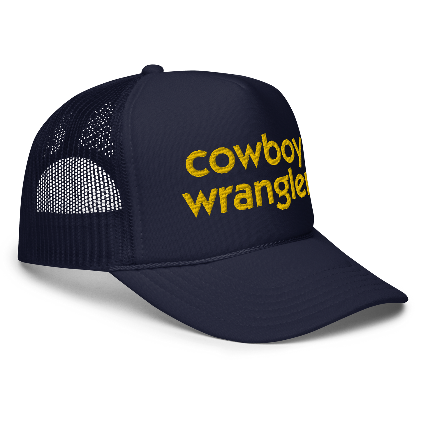 Cowboy Wrangler Trucker Hat